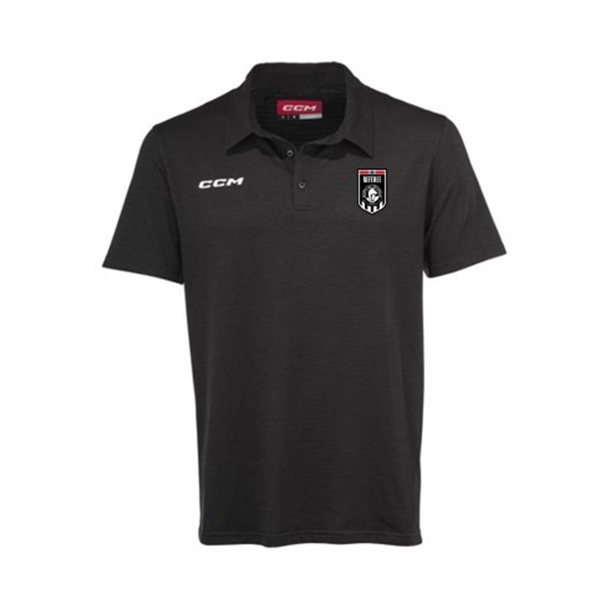 CCM Fitted Polo Black